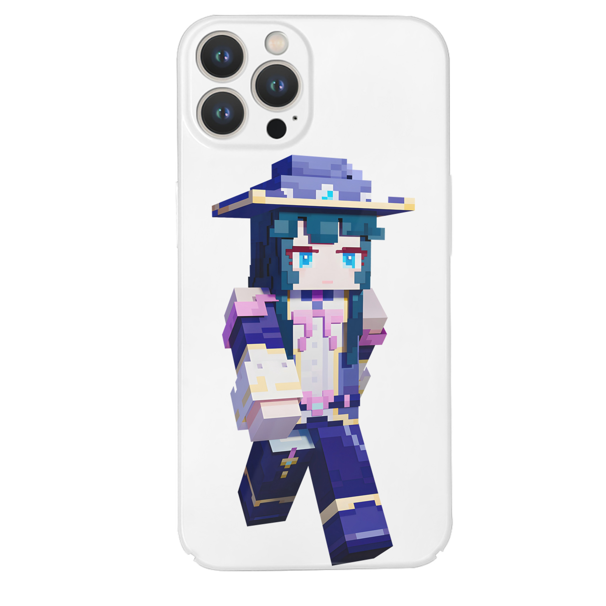 （画像用） マインクラフト ブロックの世界 Minecraft MC Block world 【iPhone 14シリーズ対応】ハードケース